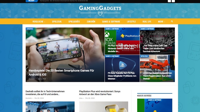 spieleseite gaminggadgets