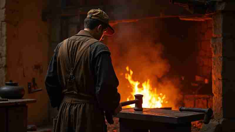 5 Key Historical Blacksmithing Techniques and Their Evolution – Breakthrough Blacksmithing, Concept art for illustrative purpose, tags: das und die - Monok